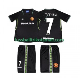 Fußballtrikots Manchester United Beckham 7 1999 Retro Kinder 1998 Kurzarm 3rd trikot kaufen